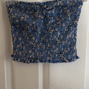 Floral tube top